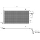 NRF | Kondensator, Klimaanlage | 350491