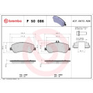 Brembo | Bremsbelagsatz, Scheibenbremse | P 50 086 Brembo | Bremsbelagsatz, Scheibenbremse | P 50 086