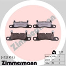 ZIMMERMANN 24721.970.1 Bremsbeläge