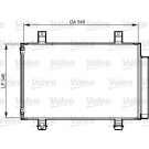 Valeo | Kondensator, Klimaanlage | 814237