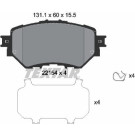 Textar | Bremsbelagsatz, Scheibenbremse | 2215401 Textar | Bremsbelagsatz, Scheibenbremse | 2215401