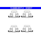 ATE | Zubehörsatz, Scheibenbremsbelag | 13.0460-0517.2