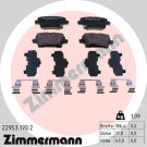 Zimmermann | Bremsbelagsatz, Scheibenbremse | 22953.170.2 Zimmermann | Bremsbelagsatz, Scheibenbremse | 22953.170.2