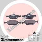 Zimmermann | Bremsbelagsatz, Scheibenbremse | 24022.178.1 Zimmermann | Bremsbelagsatz, Scheibenbremse | 24022.178.1
