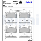 Delphi | Bremsbelagsatz, Scheibenbremse | LP2221 Delphi | Bremsbelagsatz, Scheibenbremse | LP2221