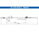 ATE | Seilzug, Kupplungsbetätigung | 24.3728-0536.2