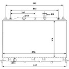 NRF | Kühler, Motorkühlung | 53822