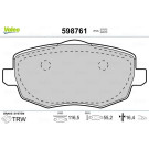 Valeo | Bremsbelagsatz, Scheibenbremse | 598761 Valeo | Bremsbelagsatz, Scheibenbremse | 598761