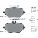 Textar | Bremsbelagsatz, Scheibenbremse | 2621501 Textar | Bremsbelagsatz, Scheibenbremse | 2621501