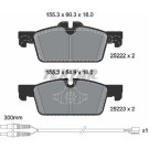 Textar | Bremsbelagsatz, Scheibenbremse | 2522204 Textar | Bremsbelagsatz, Scheibenbremse | 2522204