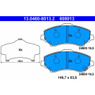 ATE | Bremsbelagsatz, Scheibenbremse | 13.0460-8013.2 ATE | Bremsbelagsatz, Scheibenbremse | 13.0460-8013.2