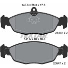 Textar | Bremsbelagsatz, Scheibenbremse | 2448701 Textar | Bremsbelagsatz, Scheibenbremse | 2448701
