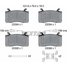 Textar | Bremsbelagsatz, Scheibenbremse | 2209401 Textar | Bremsbelagsatz, Scheibenbremse | 2209401