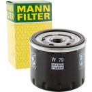 MANN-FILTER W 79 Ölfilter M20X1.5, mit Rücklaufsperrventil, Anschraubfilter