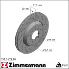 Zimmermann | Bremsscheibe | 150.3422.70