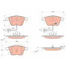 TRW | Bremsbelagsatz, Scheibenbremse | GDB1528 TRW | Bremsbelagsatz, Scheibenbremse | GDB1528