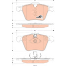 TRW | Bremsbelagsatz, Scheibenbremse | GDB1835 TRW | Bremsbelagsatz, Scheibenbremse | GDB1835