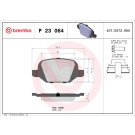 Brembo | Bremsbelagsatz, Scheibenbremse | P 23 064 Brembo | Bremsbelagsatz, Scheibenbremse | P 23 064
