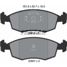 Textar | Bremsbelagsatz, Scheibenbremse | 2355202 Textar | Bremsbelagsatz, Scheibenbremse | 2355202