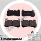 Zimmermann | Bremsbelagsatz, Scheibenbremse | 20581.170.1 Zimmermann | Bremsbelagsatz, Scheibenbremse | 20581.170.1