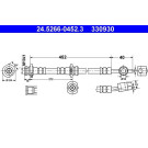 ATE | Bremsschlauch | 24.5266-0452.3