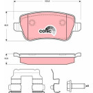 TRW | Bremsbelagsatz, Scheibenbremse | GDB1637 TRW | Bremsbelagsatz, Scheibenbremse | GDB1637
