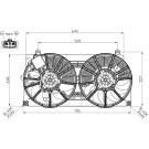NRF | Lüfter, Motorkühlung | 47943