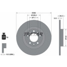 Textar | Bremsscheibe | 92267303