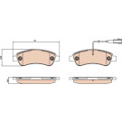 TRW | Bremsbelagsatz, Scheibenbremse | GDB2068 TRW | Bremsbelagsatz, Scheibenbremse | GDB2068