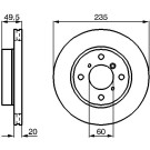 BOSCH | Bremsscheibe | 0 986 478 450