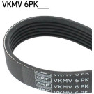 SKF | Keilrippenriemen | VKMV 6PK1580 SKF | Keilrippenriemen | VKMV 6PK1580