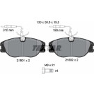 Textar | Bremsbelagsatz, Scheibenbremse | 2180101 Textar | Bremsbelagsatz, Scheibenbremse | 2180101