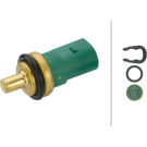 HELLA 6PT 009 107-141 Sensor, Kühlmitteltemperatur grün, mit Dichtung, mit Sicherungsring