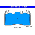 ATE | Bremsbelagsatz, Scheibenbremse | 13.0460-4837.2 ATE | Bremsbelagsatz, Scheibenbremse | 13.0460-4837.2