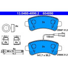 ATE | Bremsbelagsatz, Scheibenbremse | 13.0460-4890.2 ATE | Bremsbelagsatz, Scheibenbremse | 13.0460-4890.2