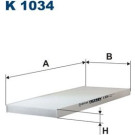 Filtron | Filter, Innenraumluft | K 1034 Filtron | Filter, Innenraumluft | K 1034