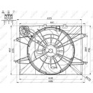 NRF | Lüfter, Motorkühlung | 47564