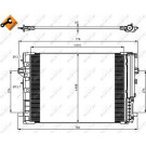 NRF | Kondensator, Klimaanlage | 350081