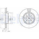 Delphi | Bremsscheibe | BG2815