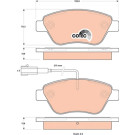 TRW | Bremsbelagsatz, Scheibenbremse | GDB1842 TRW | Bremsbelagsatz, Scheibenbremse | GDB1842
