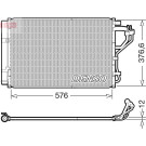 Denso | Kondensator, Klimaanlage | DCN41010