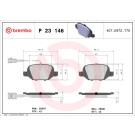 Brembo | Bremsbelagsatz, Scheibenbremse | P 23 146 Brembo | Bremsbelagsatz, Scheibenbremse | P 23 146