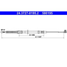 ATE 24.3727-0195.2 Handbremsseil 1447mm