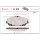 Brembo | Bremsbelagsatz, Scheibenbremse | P 68 071 Brembo | Bremsbelagsatz, Scheibenbremse | P 68 071