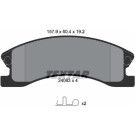 Textar | Bremsbelagsatz, Scheibenbremse | 2408301 Textar | Bremsbelagsatz, Scheibenbremse | 2408301