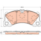 TRW | Bremsbelagsatz, Scheibenbremse | GDB2052 TRW | Bremsbelagsatz, Scheibenbremse | GDB2052