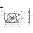 NRF | Lüfter, Motorkühlung | 470069