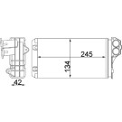 Mahle | Wärmetauscher, Innenraumheizung | AH 88 000S Mahle | Wärmetauscher, Innenraumheizung | AH 88 000S