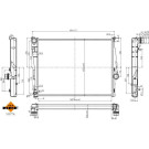 NRF | Kühler, Motorkühlung | 51577A