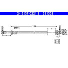 ATE | Bremsschlauch | 24.5137-0221.3